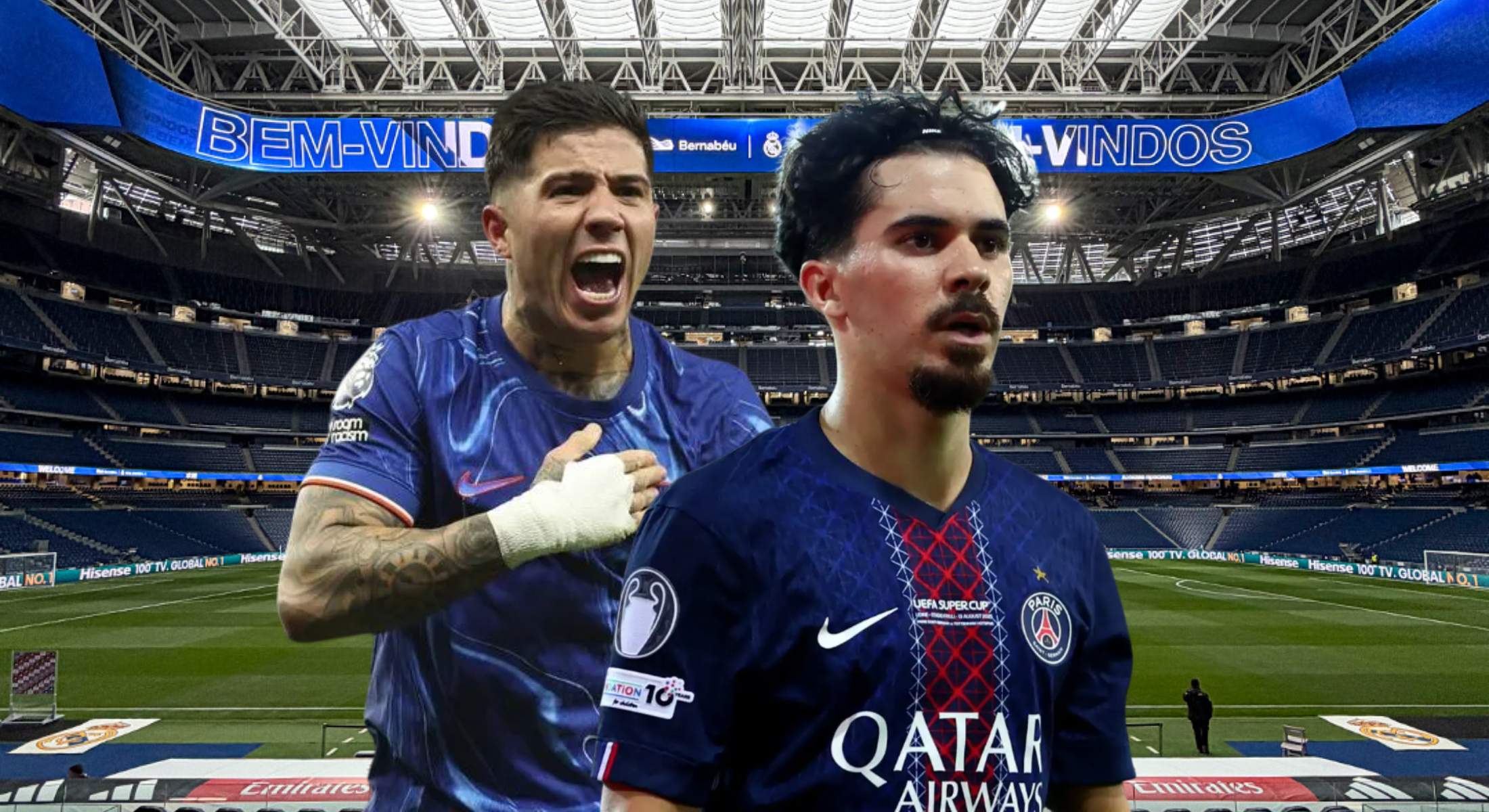 Enzo Fernández y Vitinha no vendrán al Real Madrid