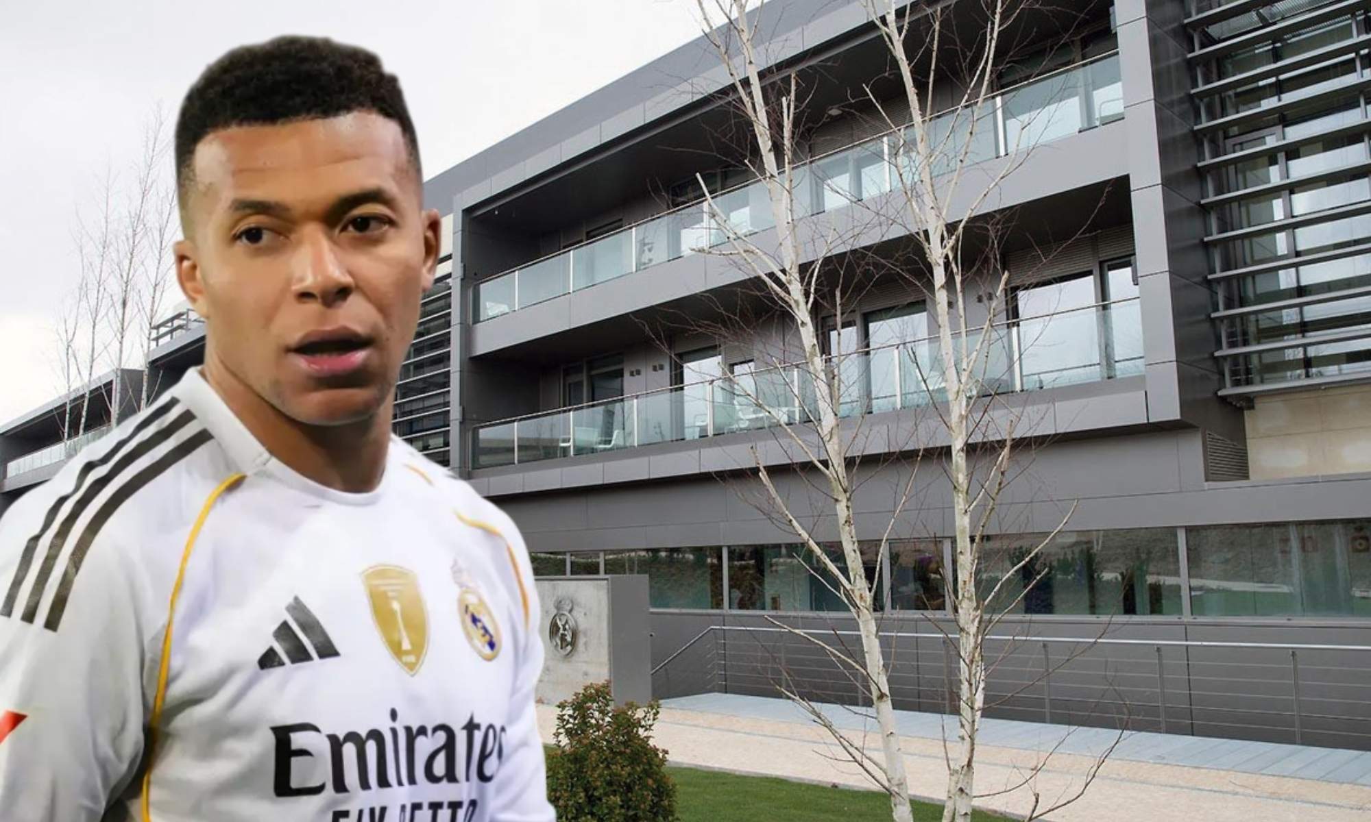 Kylian Mbappé goza de una gran habitación en la Ciudad Deportiva de Valdebebas.