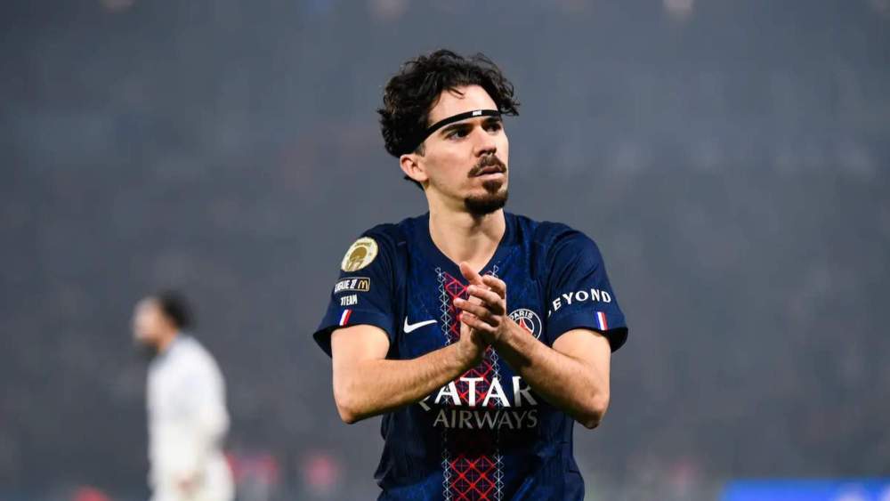 Vitinha, en un partido reciente con el PSG.