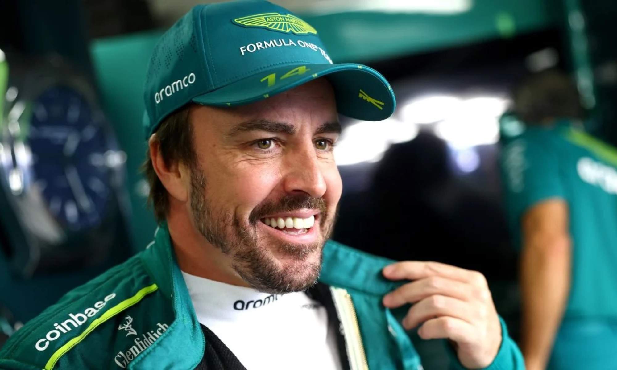 Fernando Alonso, en un acto reciente con Aston Martin.