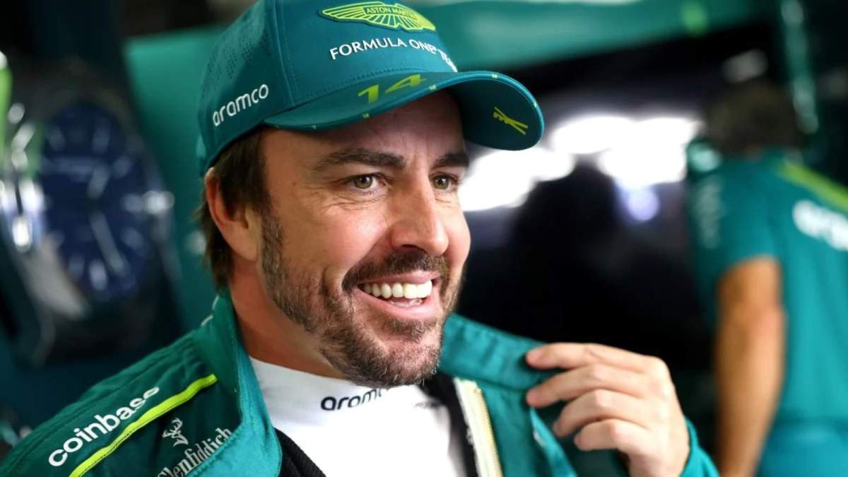Fernando Alonso, en un acto reciente con Aston Martin.