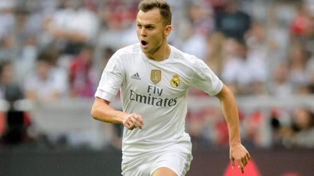 Denís Cheryshev, en un partido con el Real Madrid.