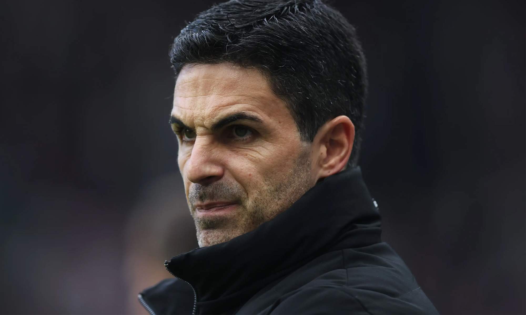 Mikel Arteta durante un partido con el Arsenal. 