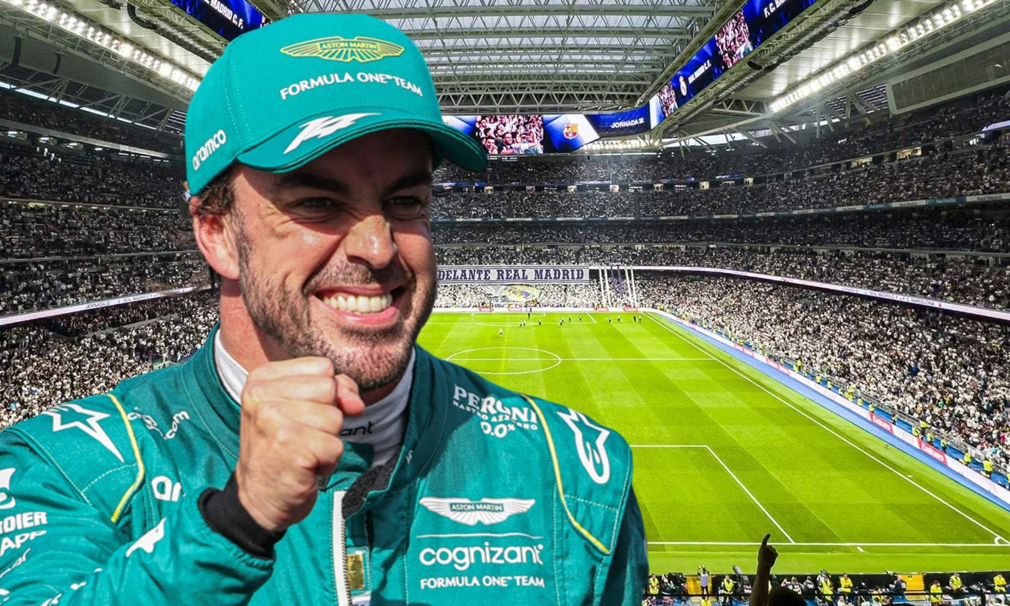 Fernando Alonso, sobre las remontadas del Real Madrid: "Cuando voy al Bernabéu intento callarme, soy más emocional que todos los VIP"
