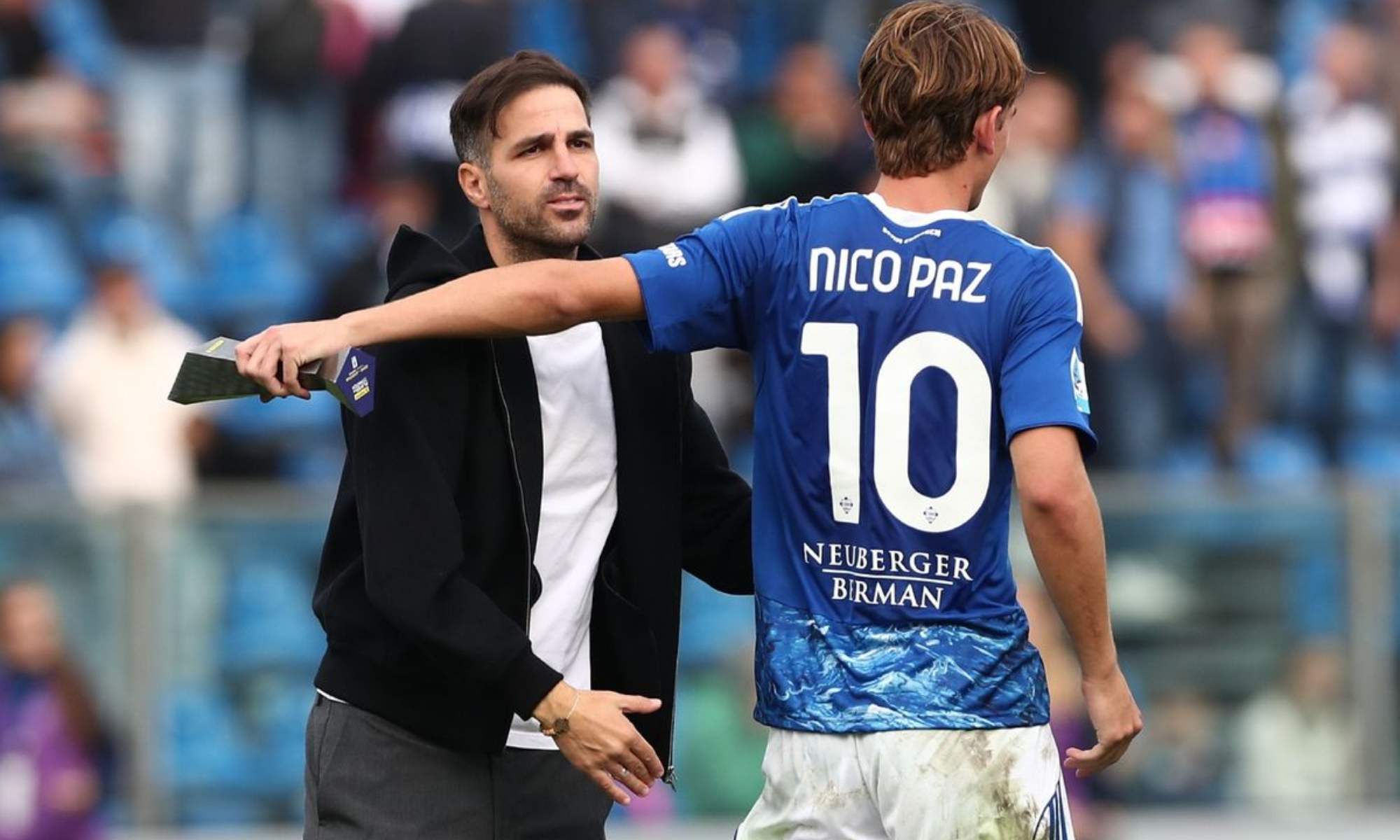 Cesc Fábregas puso a Nico Paz de falso nueve y desvela el motivo