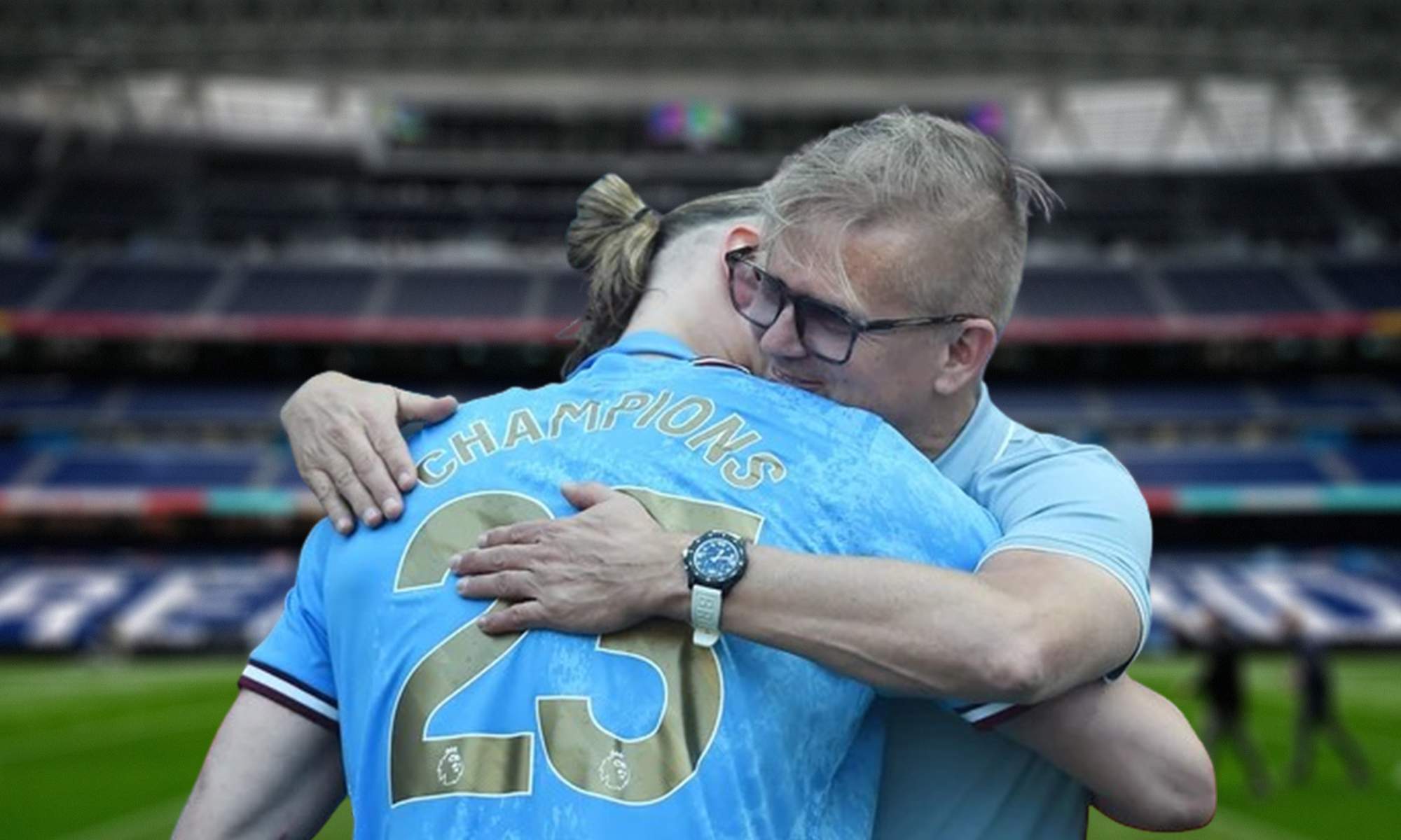 Alfie Haaland, Erling Haaland y el Santiago Bernabéu.