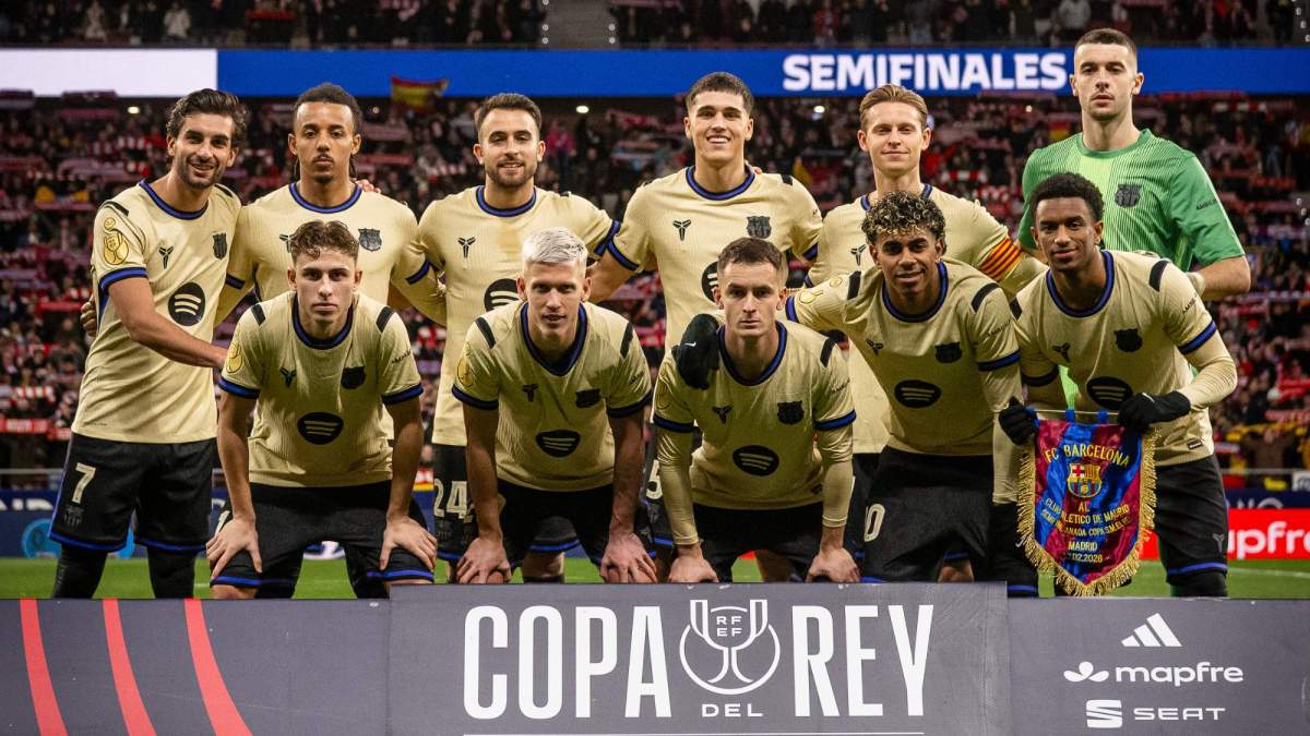 Once del Barça frente al Atlético de Madrid