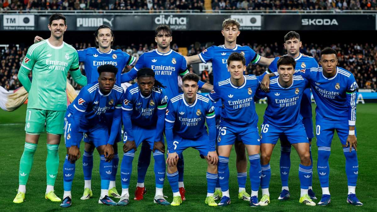 Once del Real Madrid ante el Valencia Once del Real Madrid ante el Valencia