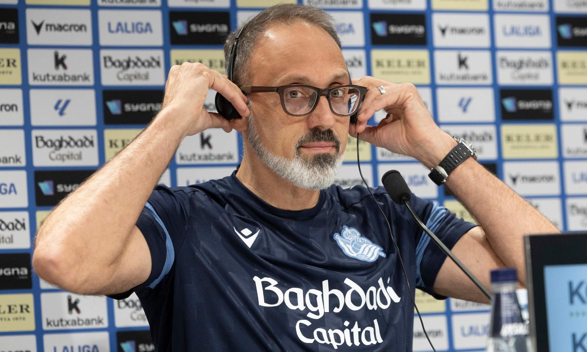 Pellegrino Matarazzo, entrenador de la Real Sociedad, sobre el Bernabéu: "Me han dicho que te sientes pequeño y que impresiona"