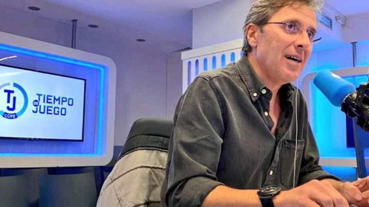 Paco González durante un programa de Tiempo de Juego
