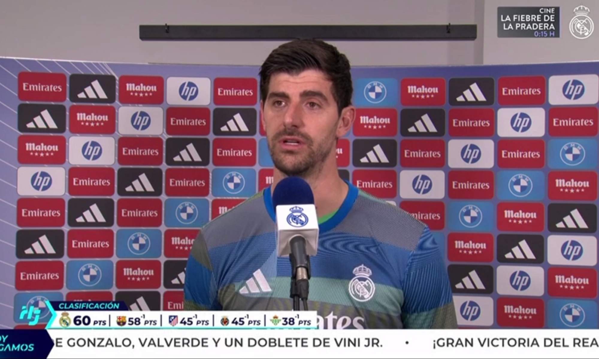 Courtois, sobre el regreso de los lesionados: "Sin nadie fuera de posición nos irá mejor"