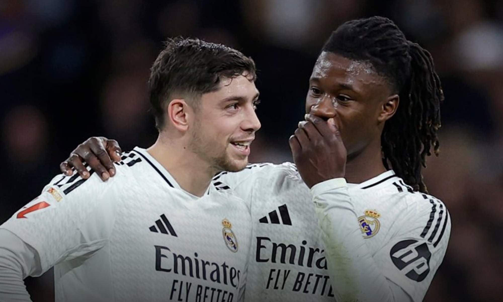Fede Valverde y Eduardo Camavinga en un partido del Real Madrid.