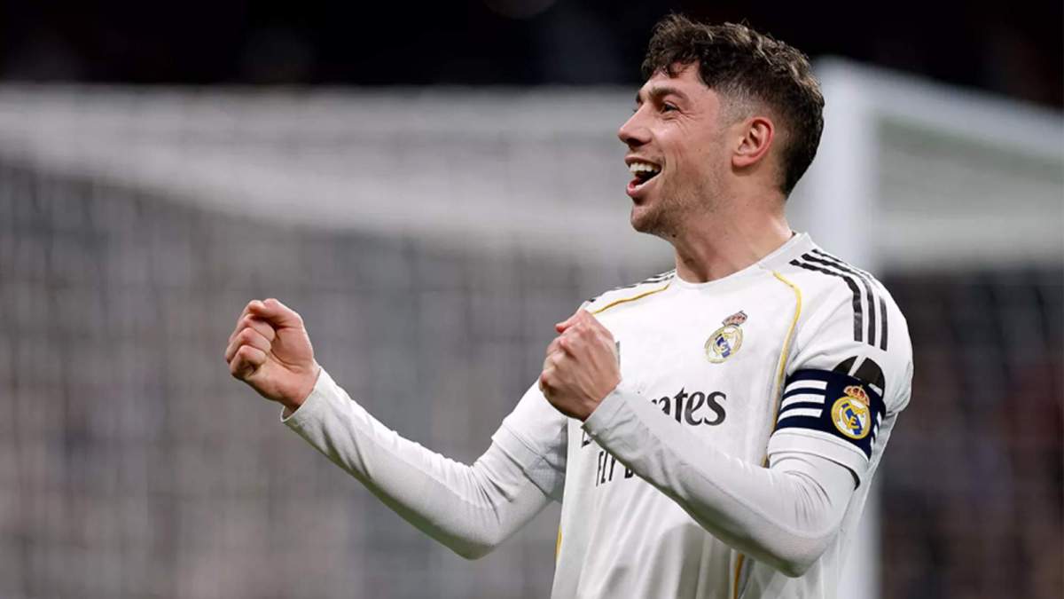 Fede Valverde disputando un partido con el Real Madrid. Fede Valverde disputando un partido con el Real Madrid.