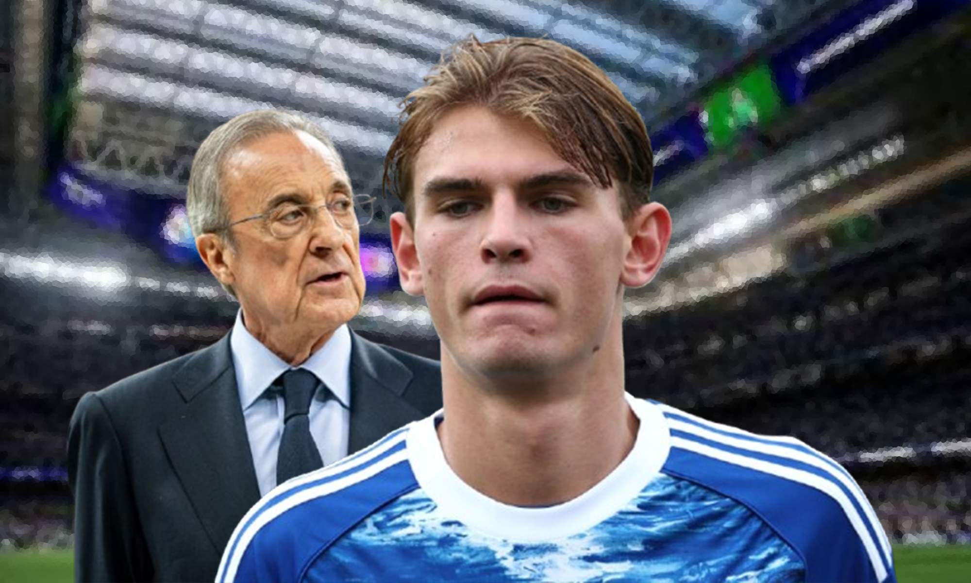 Nico Paz, Florentino Pérez y el Santiago Bernabéu.