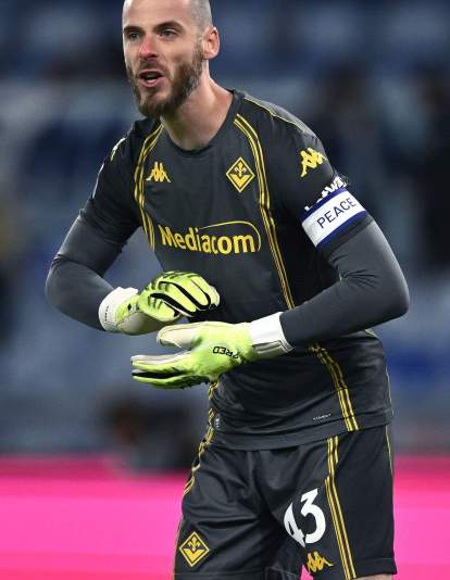 De Gea, portero de la Fiorentina. 