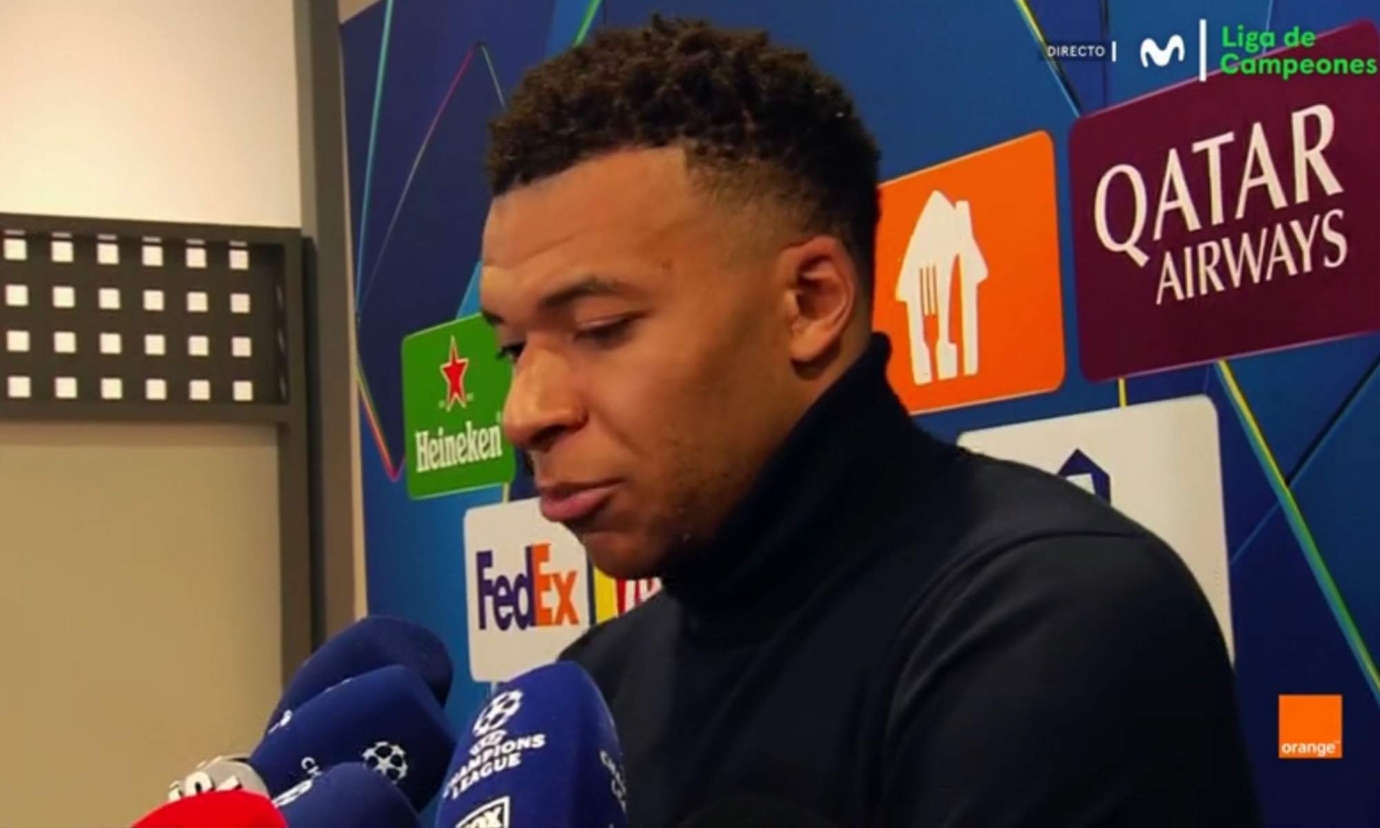 Mbappé: "Prestianni no merece jugar más la Champions, a ver qué hace la UEFA"