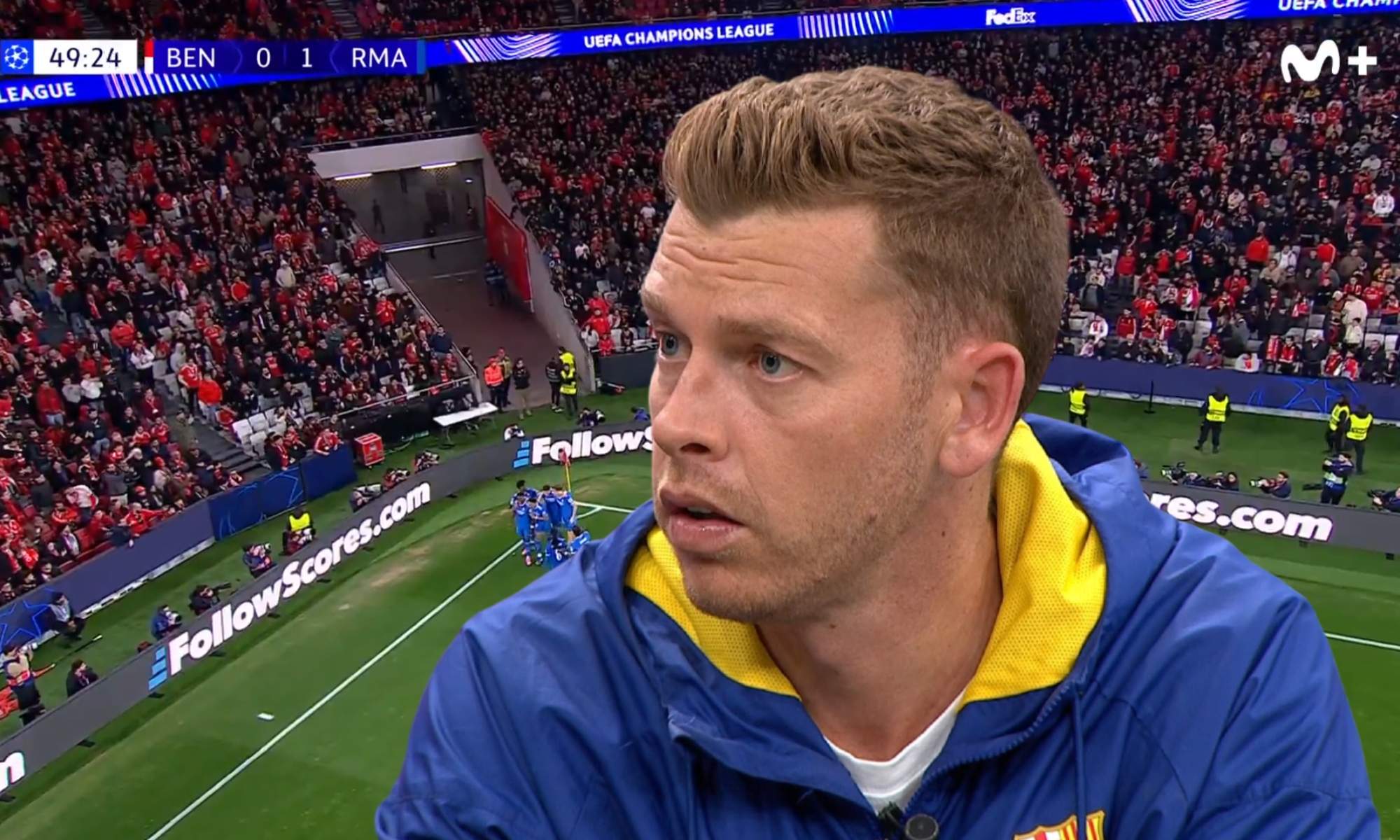 Jota Jordi estalla por el arbitraje del Benfica - Real Madrid: pide la expulsión de Vinicius y Fede Valverde Jota Jordi estalla por el arbitraje del Benfica - Real Madrid: pide la expulsión de Vinicius y Fede Valverde