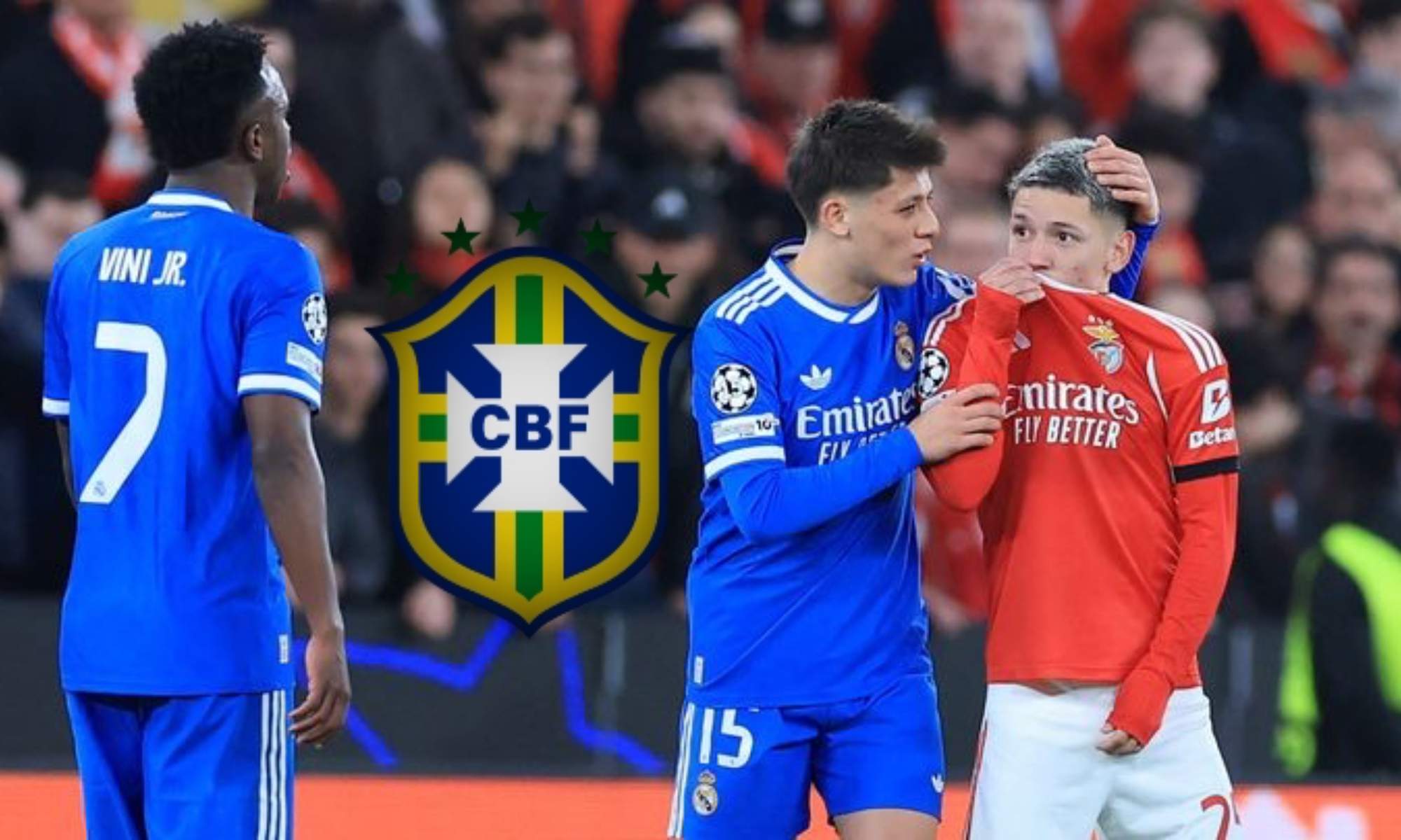 En Brasil respaldan a Vinicius Junior tras el incidente xenófobo de Gianluca Prestianni. En Brasil respaldan a Vinicius Junior tras el incidente xenófobo de Gianluca Prestianni.