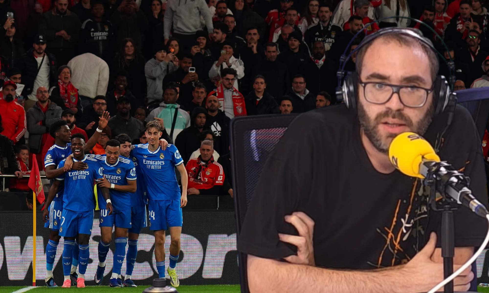 Axel Torres ha preferido optar por la equidistancia a la hora de comentar el ataque racista sufrido por Vinicius contra el Benfica. Axel Torres ha preferido optar por la equidistancia a la hora de comentar el ataque racista sufrido por Vinicius contra el Benfica.