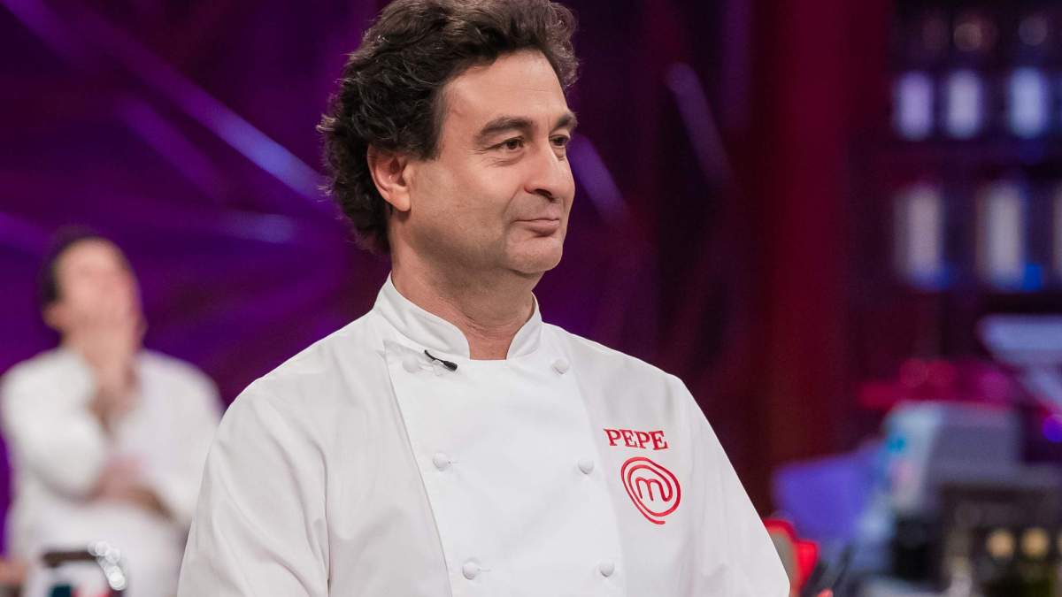 Pepe Rodríguez hablando en Masterchef.