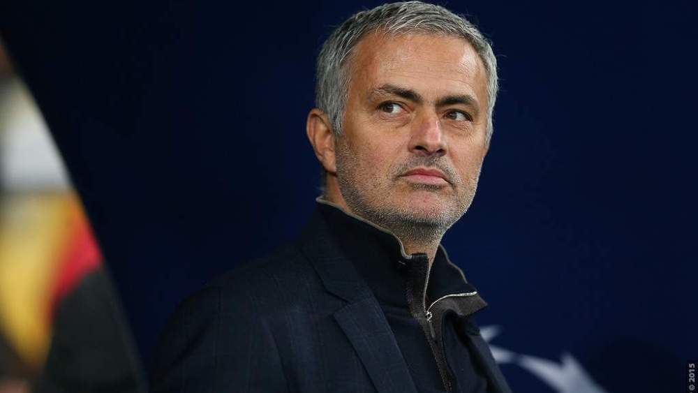 José Mourinho en un partido de la Champions League. José Mourinho en un partido de la Champions League.