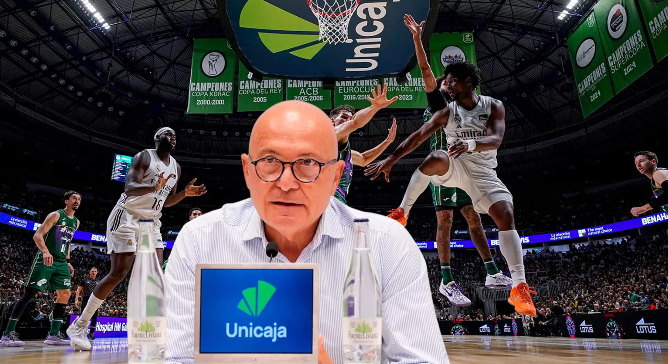 El presidente de Unicaja habla del Real Madrid y la NBA El presidente de Unicaja habla del Real Madrid y la NBA