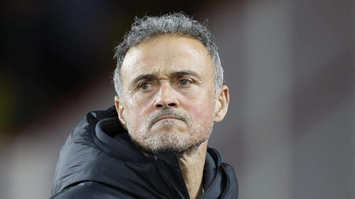 Luis Enrique durante el partido ante el AS Mónaco