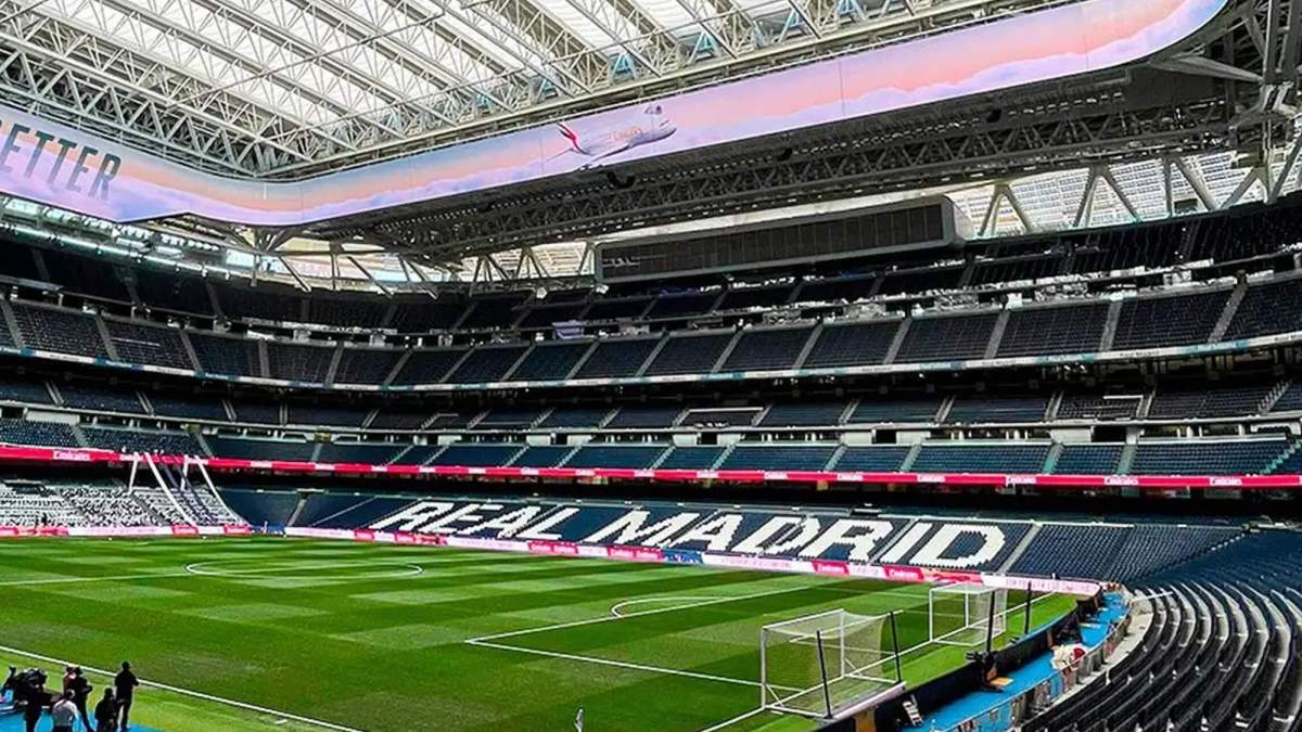 El estadio Santiago Bernabéu por dentro. 