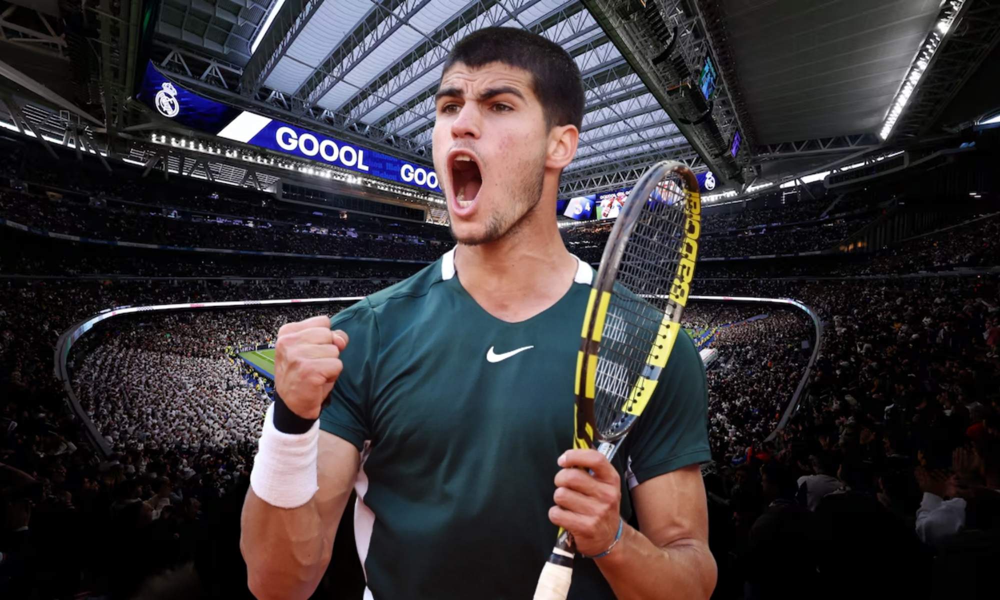 Carlos Alcaraz ha quedado encantado con la remodelación del estadio Santiago Bernabéu.