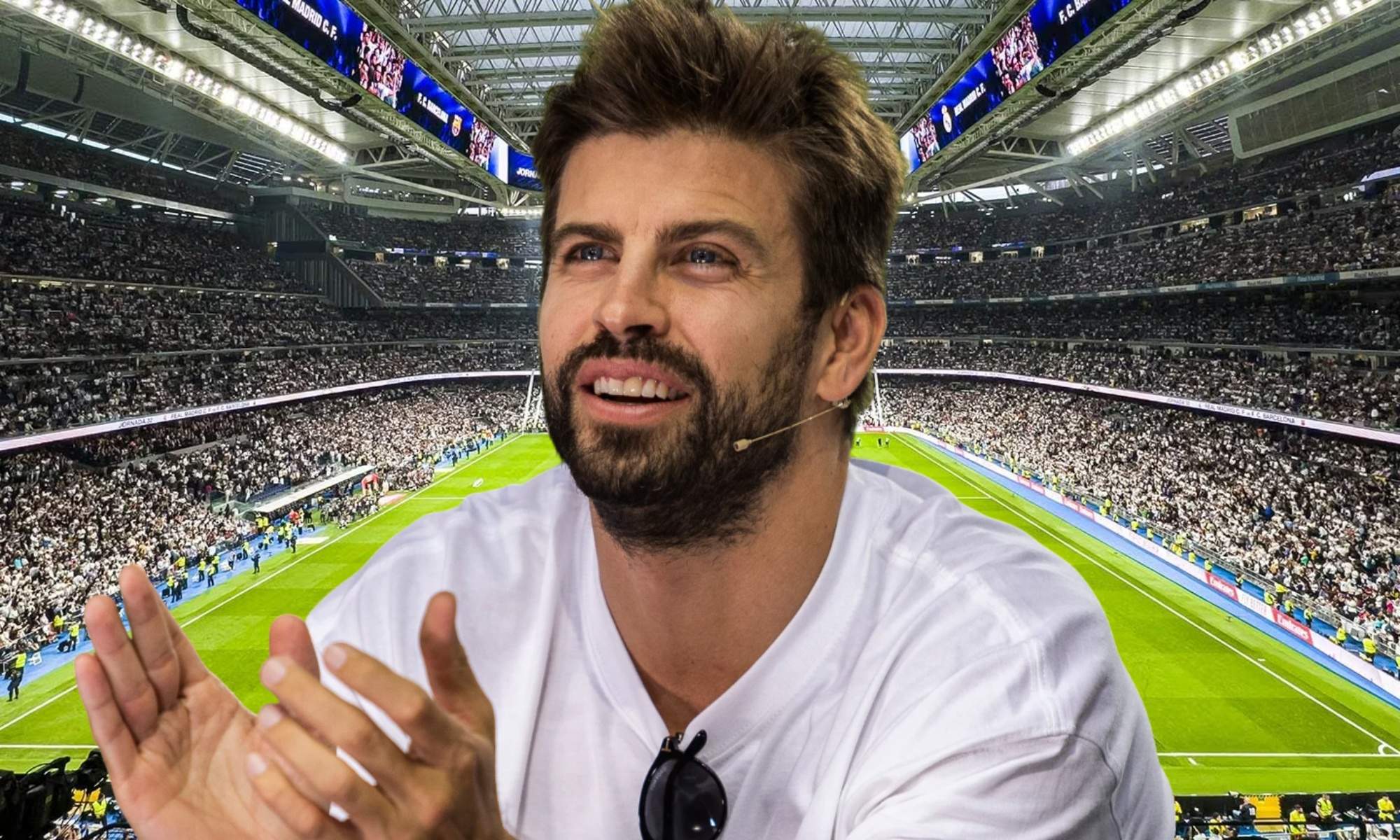 Gerard Piqué, sobre el estadio Santiago Bernabéu: "Es uno de los tres campos que más me han impresionado, era sinfonía que me pitaran"