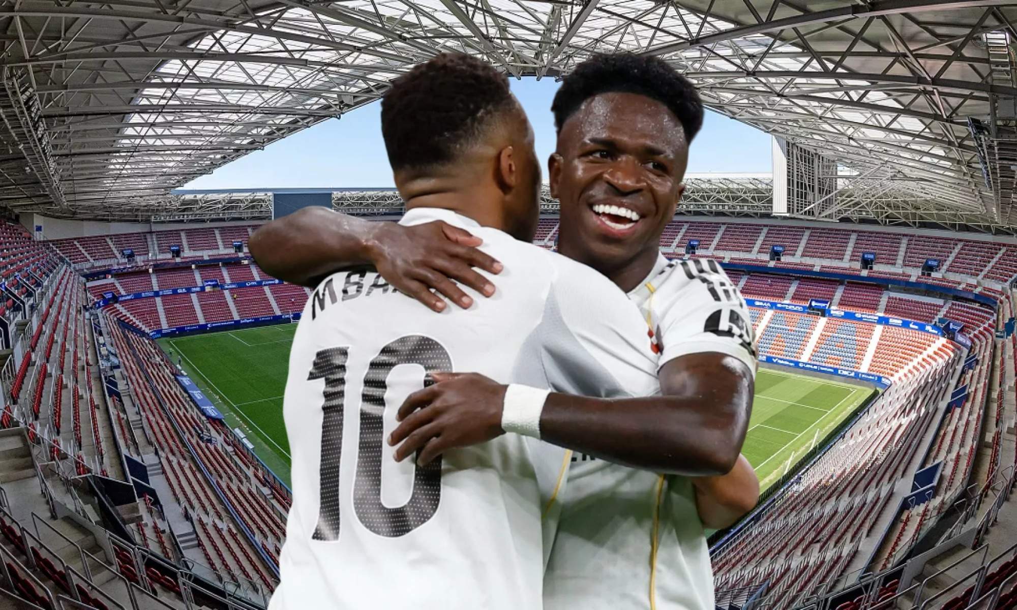 Preocupación en el Real Madrid por el ambiente de El Sadar: Mbappé y Vinicius están avisados