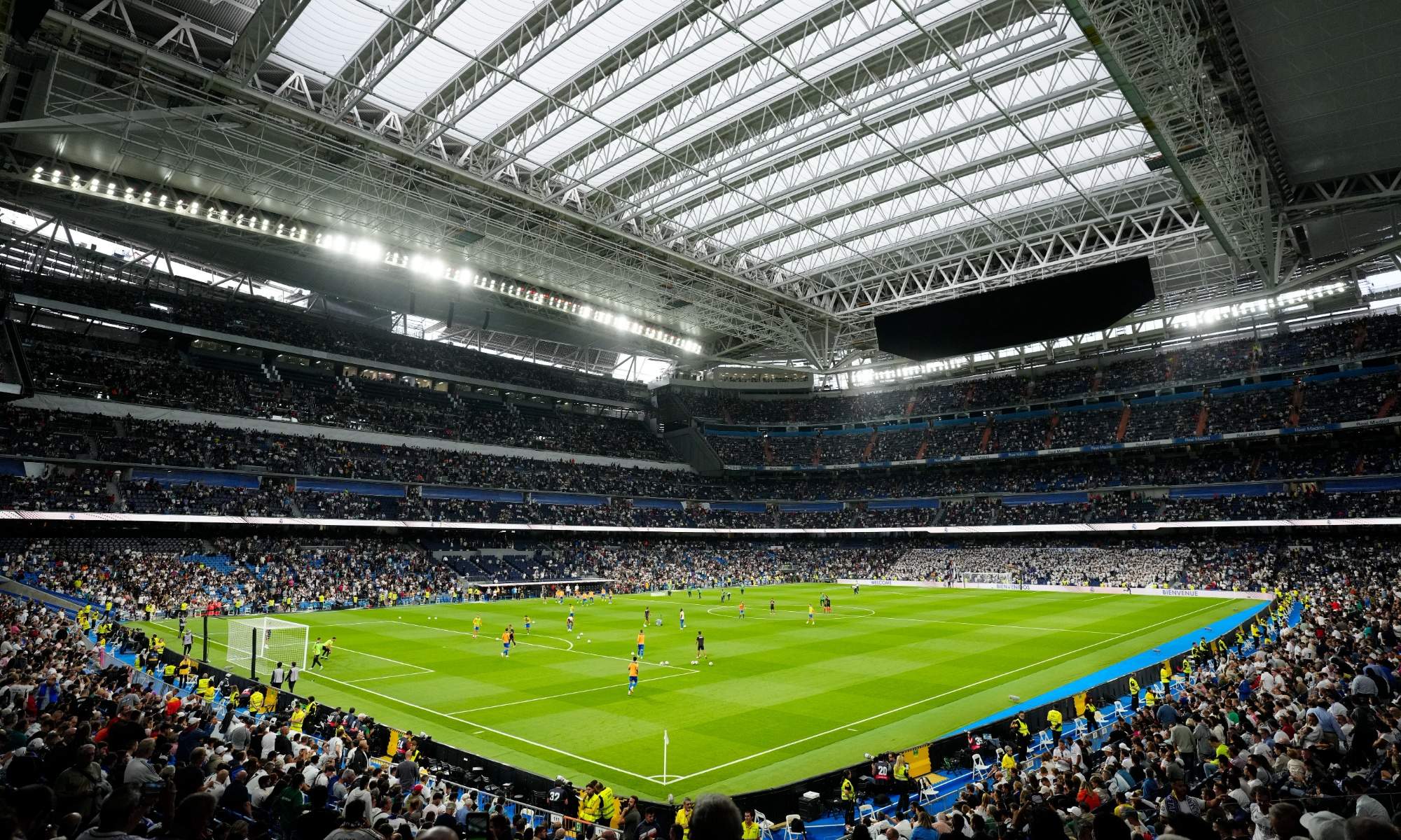 Nuevas obras en el estadio Santiago Bernabéu: anillo LED y más asientos para ampliar el aforo 