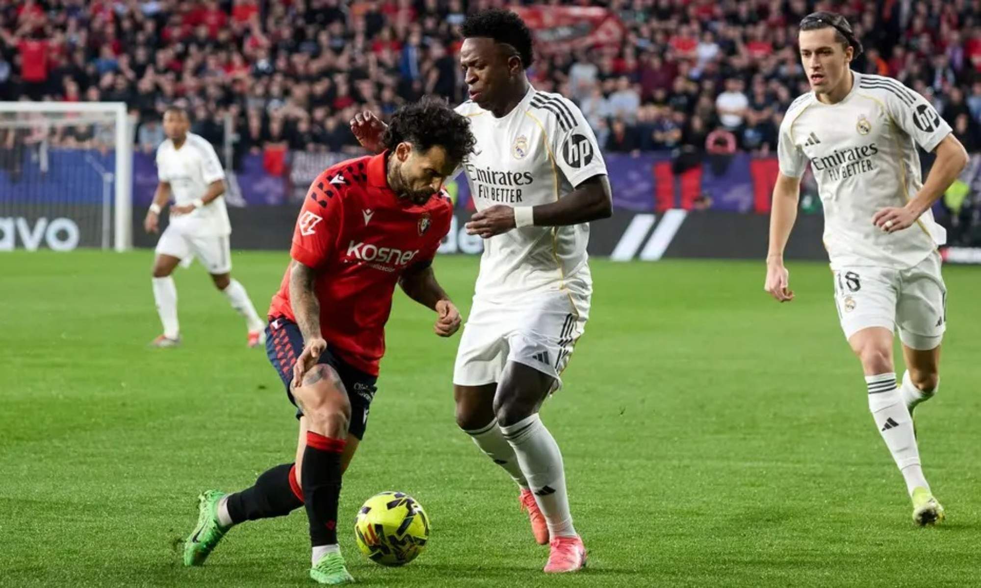 Radiografía del Osasuna 1-0 Real Madrid al descanso: el VAR castiga al equipo de Arbeloa