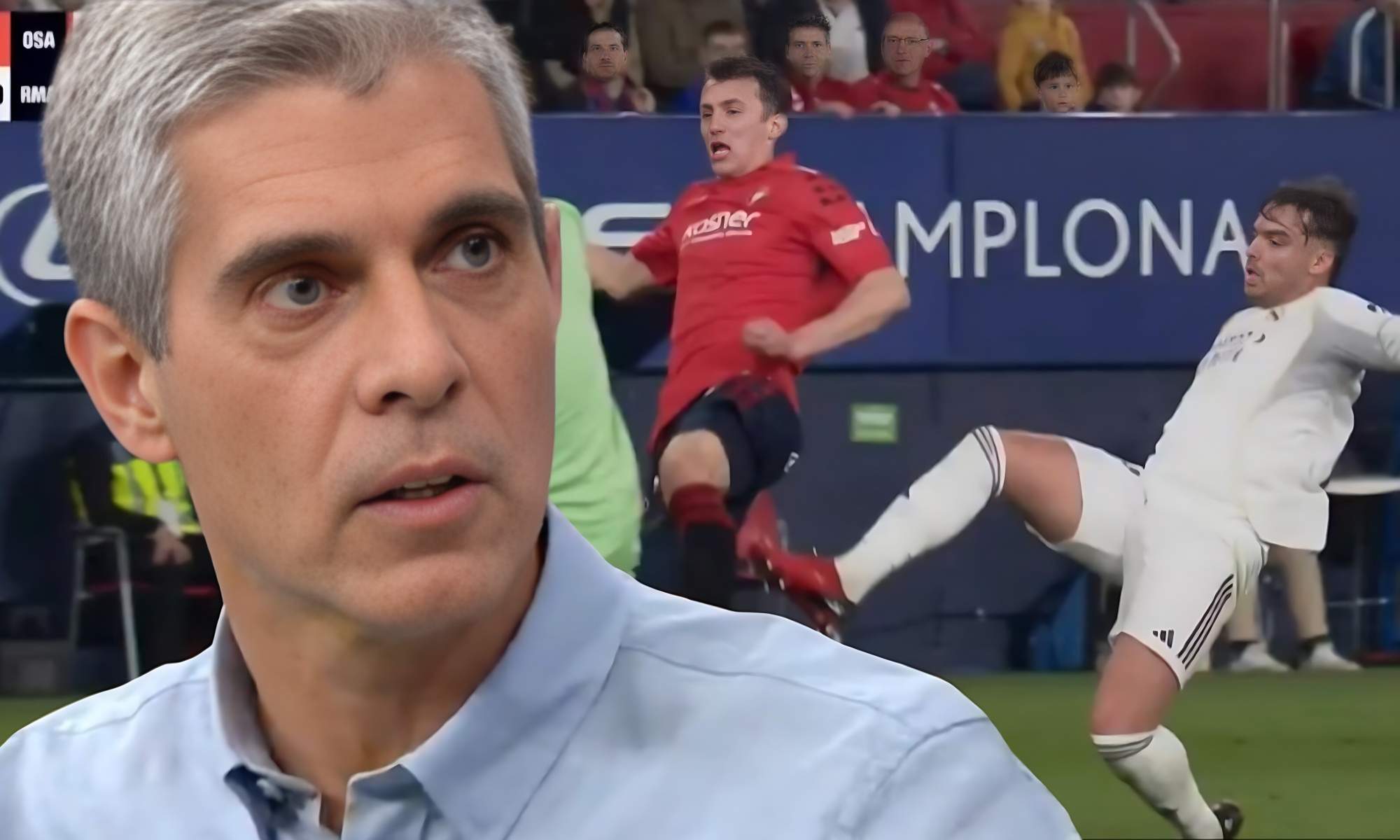 José Luis Sánchez (48), periodista: "No es gol de Budimir, es gol de Figueroa Vázquez"