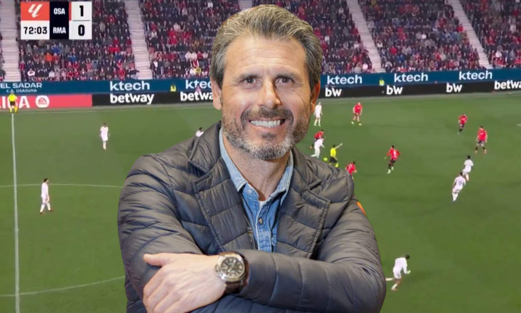 Rafael Alkorta salva a este futbolista del Real Madrid de la derrota ante el CA Osasuna