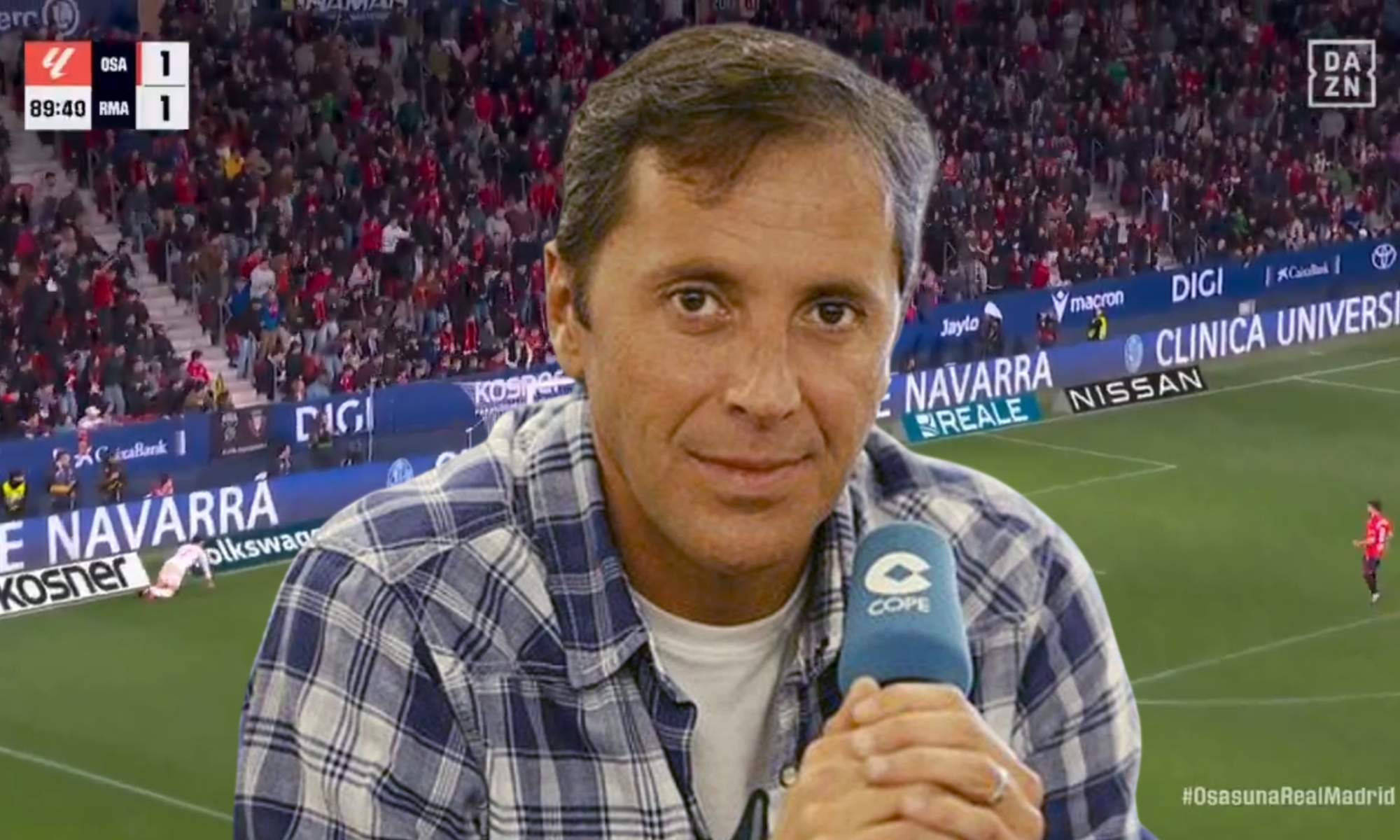 El Real Madrid se deja los tres puntos ante el CA Osasuna y Paco González señala a un futbolista