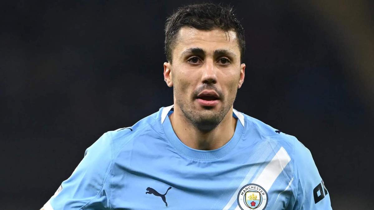 Rodri Hernández, en un partido con el Manchester City durante esta temporada. Rodri Hernández, en un partido con el Manchester City durante esta temporada.
