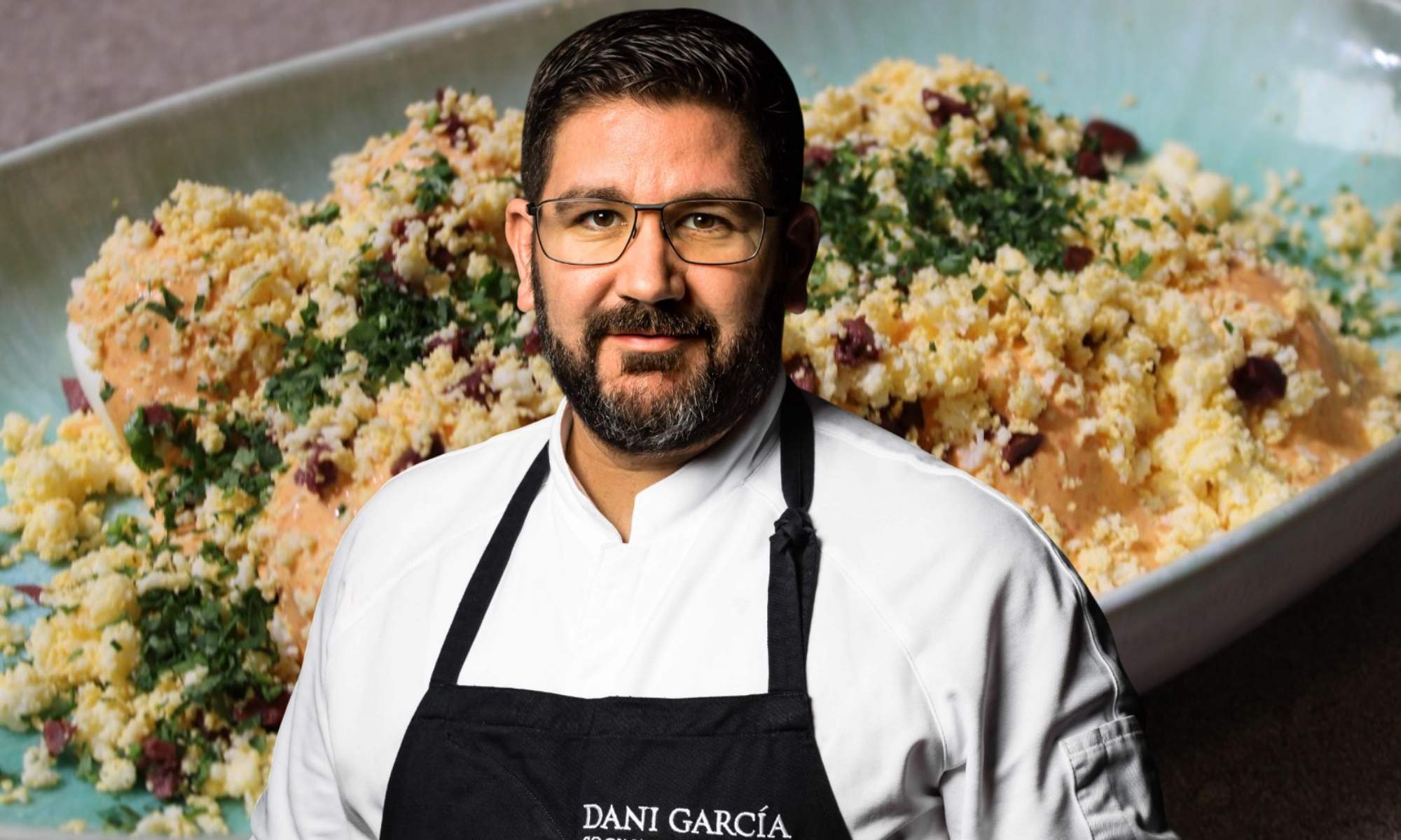 Dani García (50), chef: "Para los mejores huevos rellenos, tienes que dejarlos 9 minutos desde que el agua empieza a hervir y un poco de aceite de oliva"