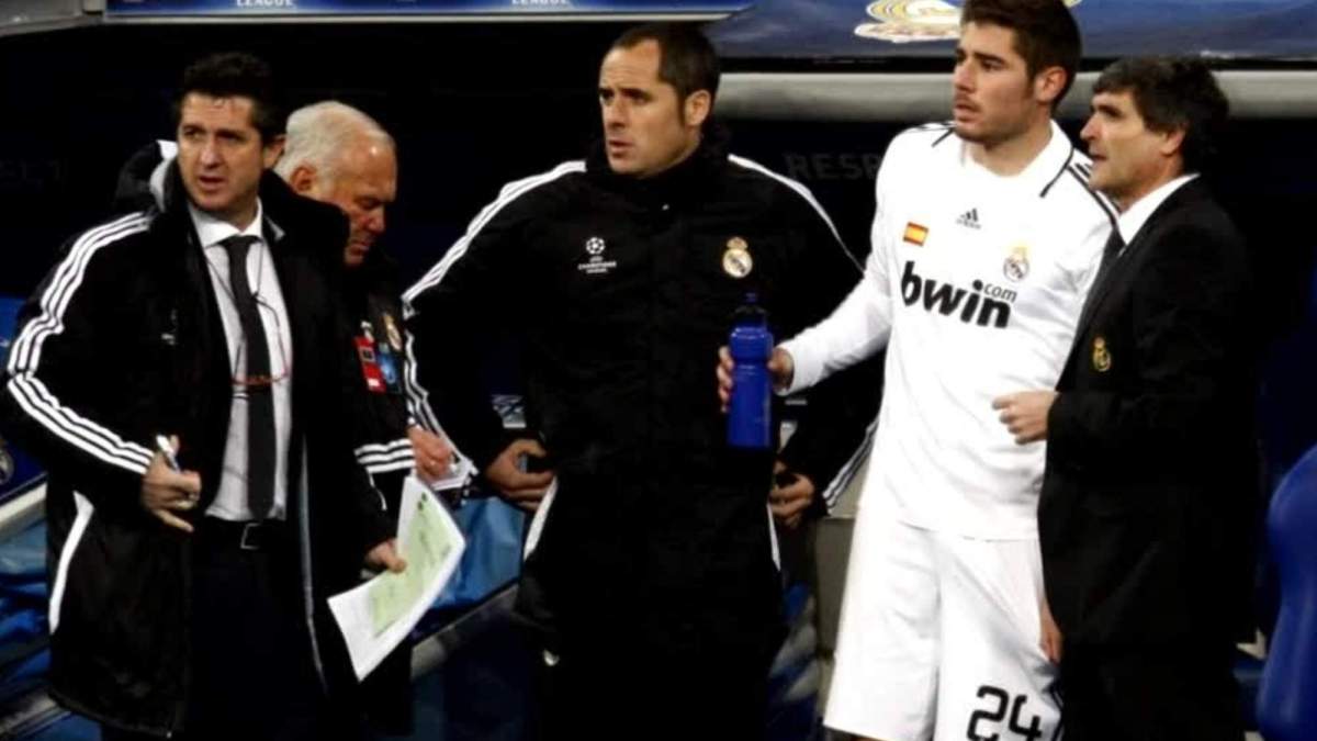 Javi García antes de entrar en un partido del Real Madrid Javi García antes de entrar en un partido del Real Madrid