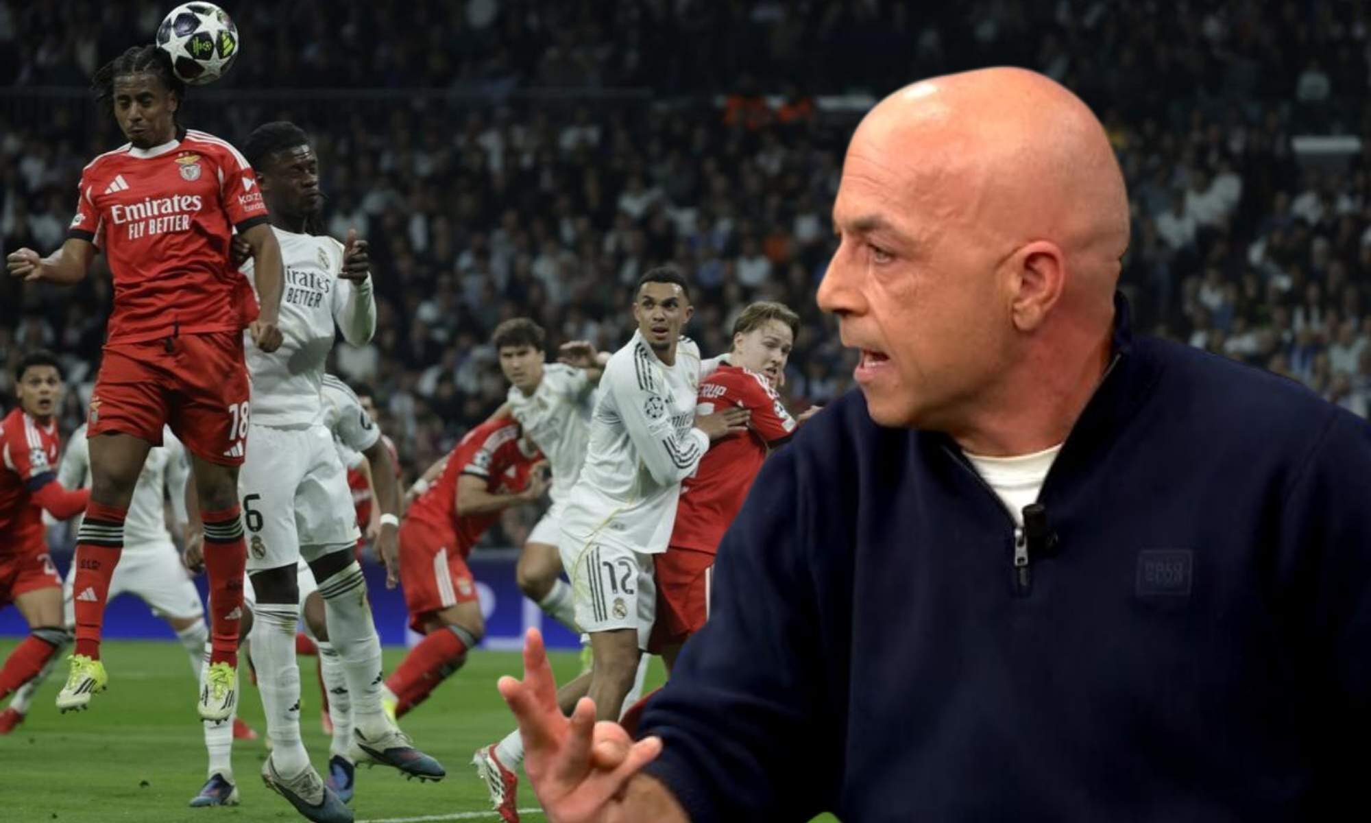 Fran Garrido (47), tertuliano de El Chiringuito: "Carreras, Arnold y Asencio no son defensas para el Real Madrid"