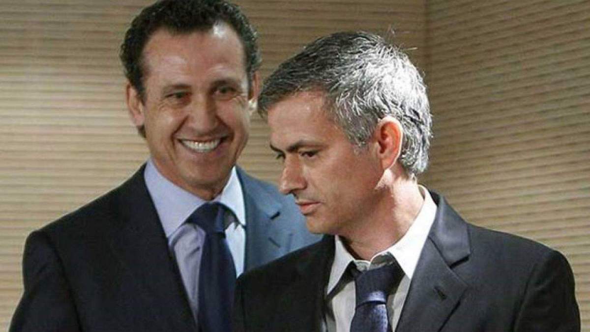 Mourinho y Valdano en rueda de prensa