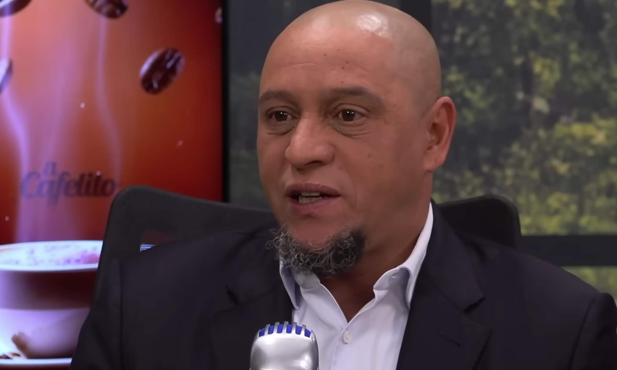 Roberto Carlos en el podcast del Chiringuito.