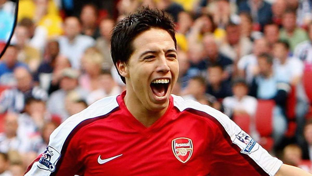 Nasri con el Arsenal Nasri con el Arsenal