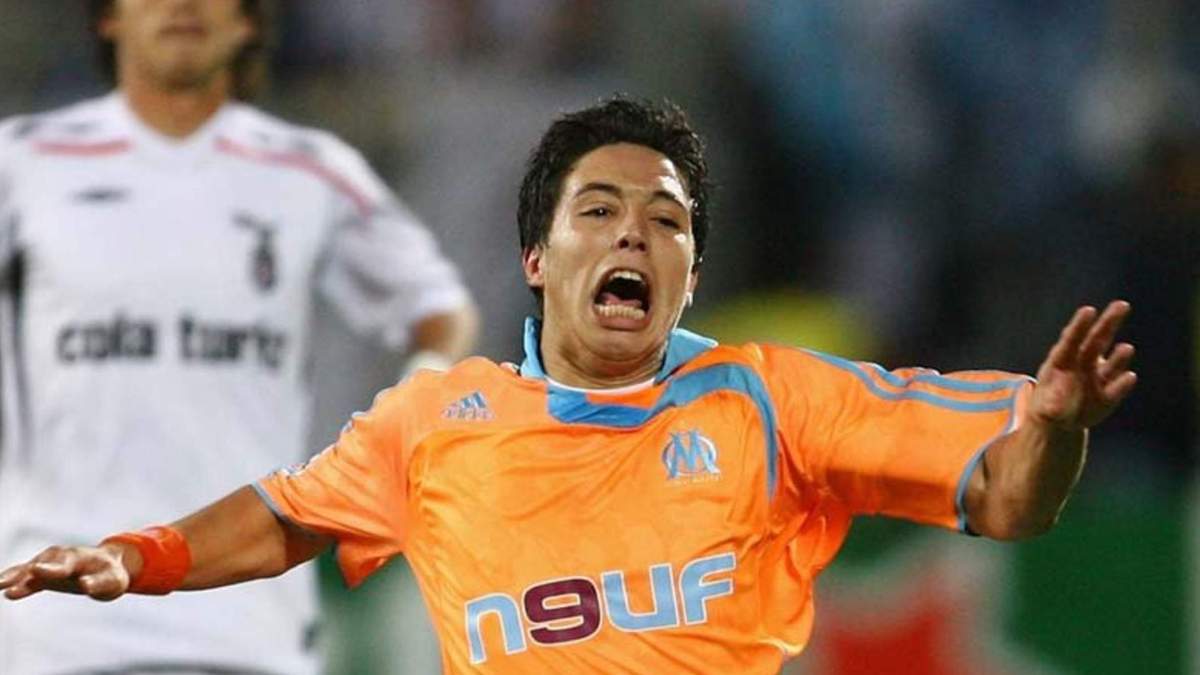 Nasri con el Olympique de Marsella Nasri con el Olympique de Marsella