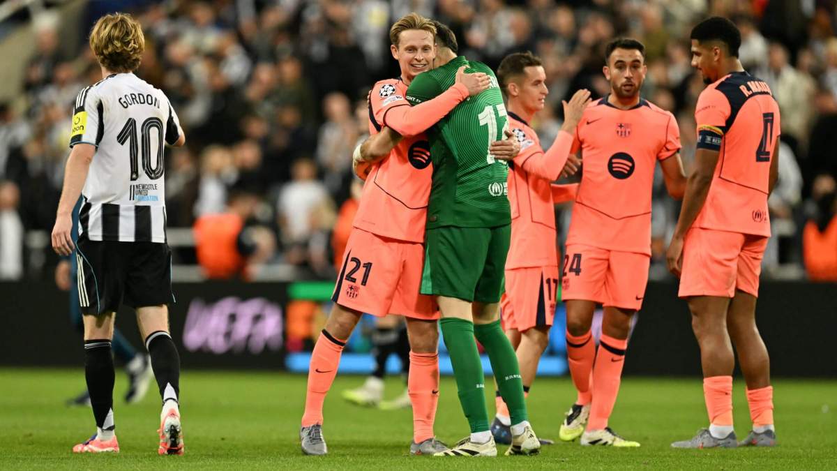 Una foto del Barcelona - Newcastle. Una foto del Barcelona - Newcastle.