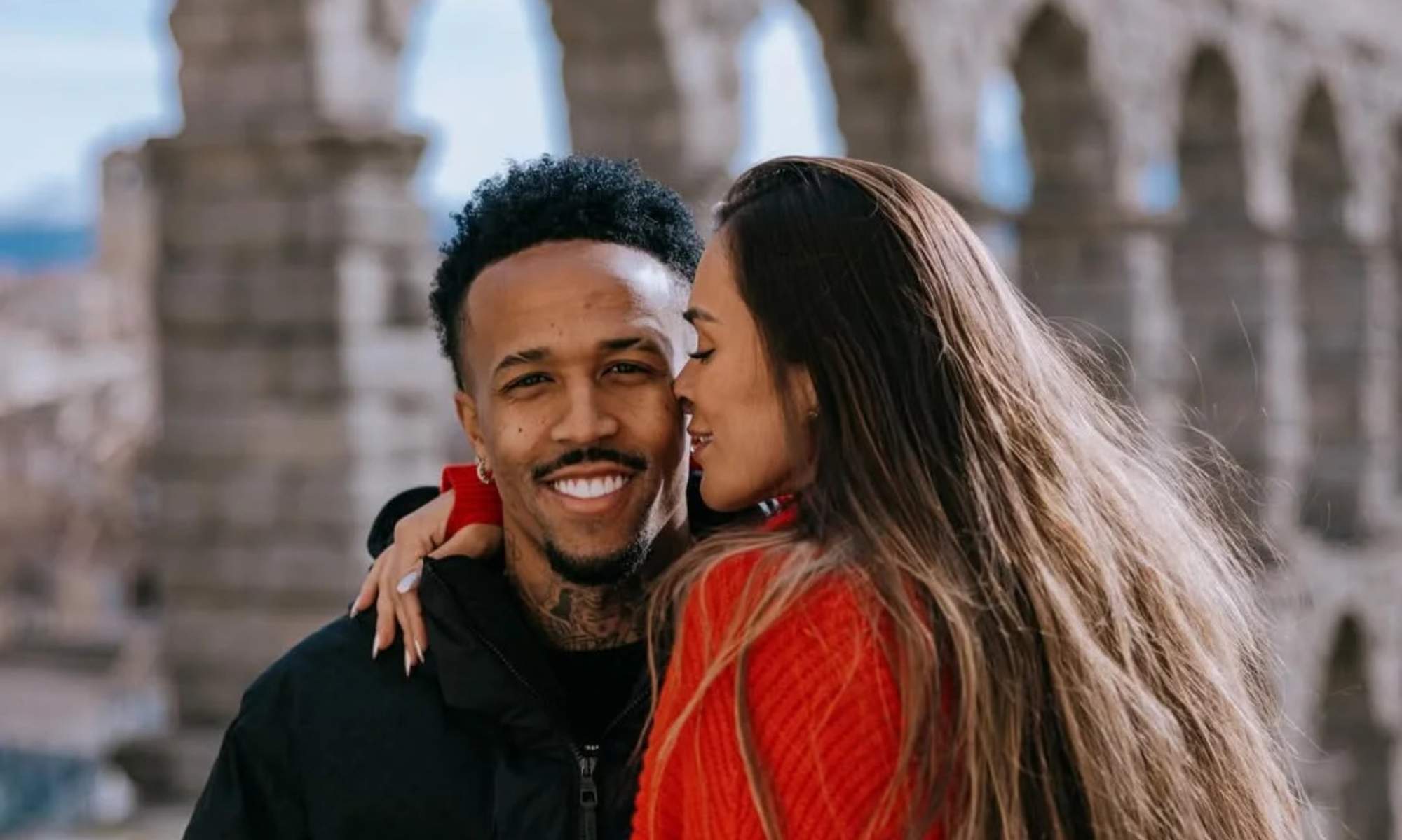 Eder Militao disfrutó junto a su mujer del acueducto de Segovia