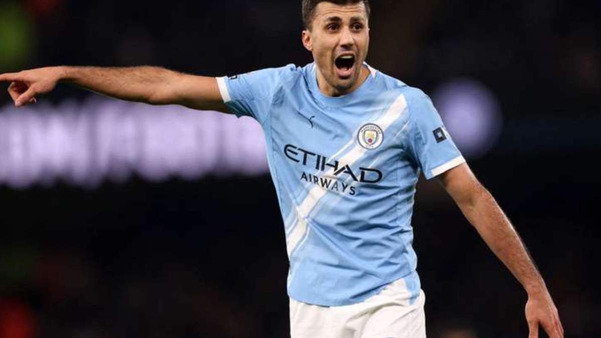 Rodri Hernández durante un partido con el City Rodri Hernández durante un partido con el City
