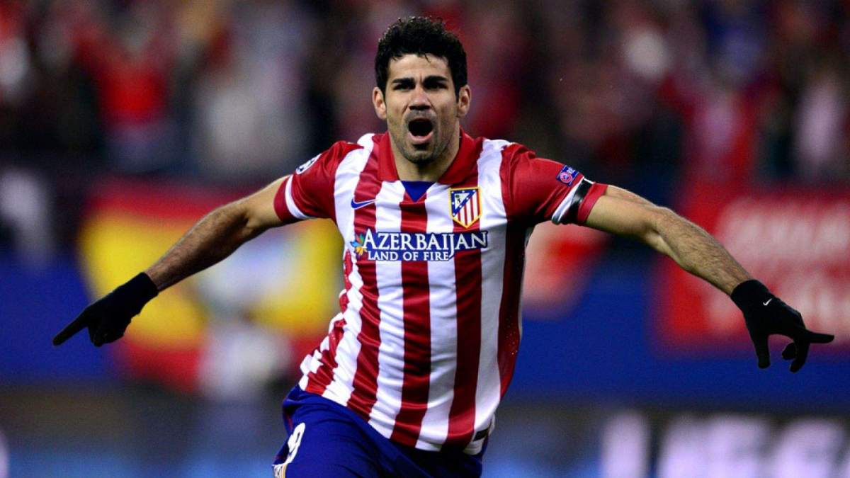 Diego Costa celebrando Diego Costa celebrando