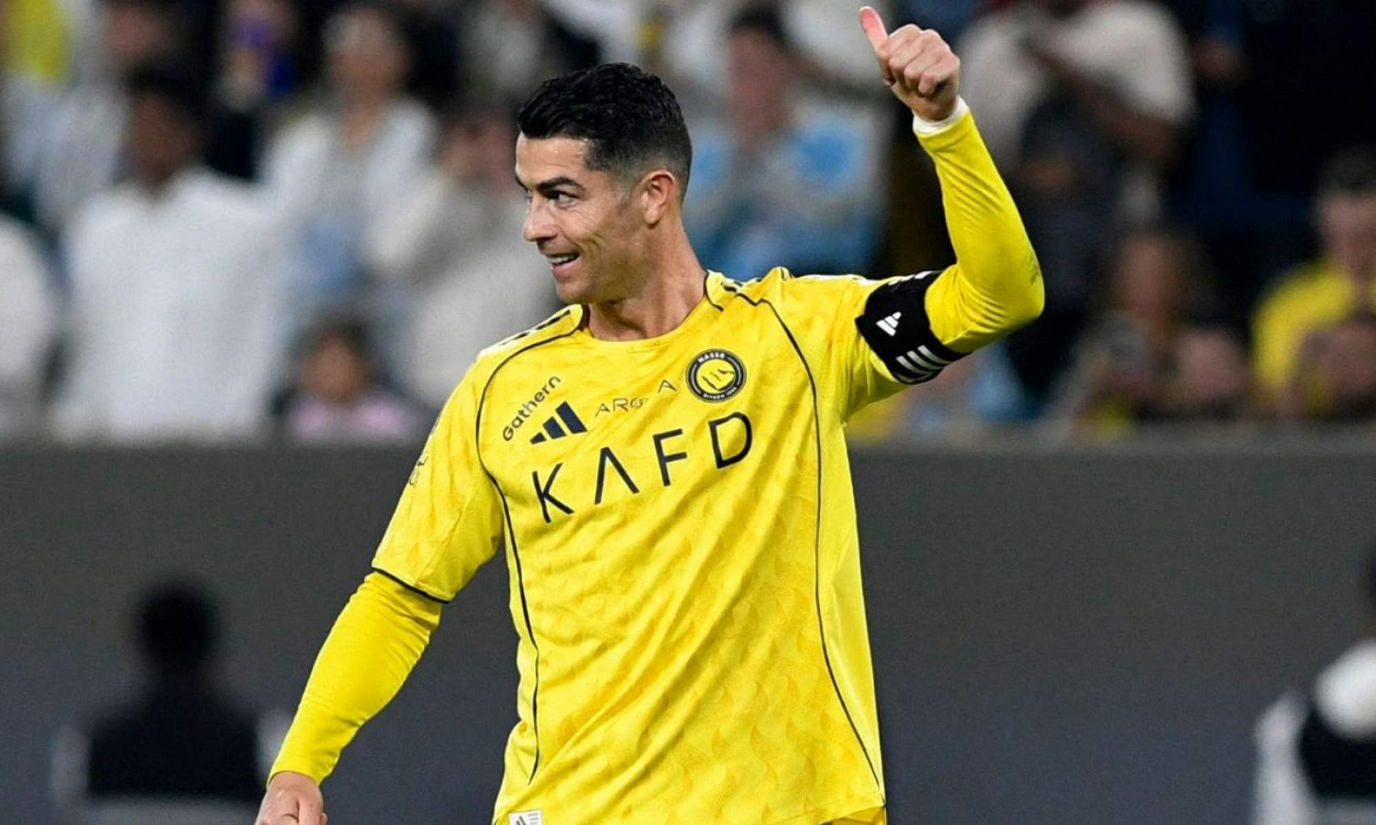 Cristiano Ronaldo, en un partido con el Al Nassr.