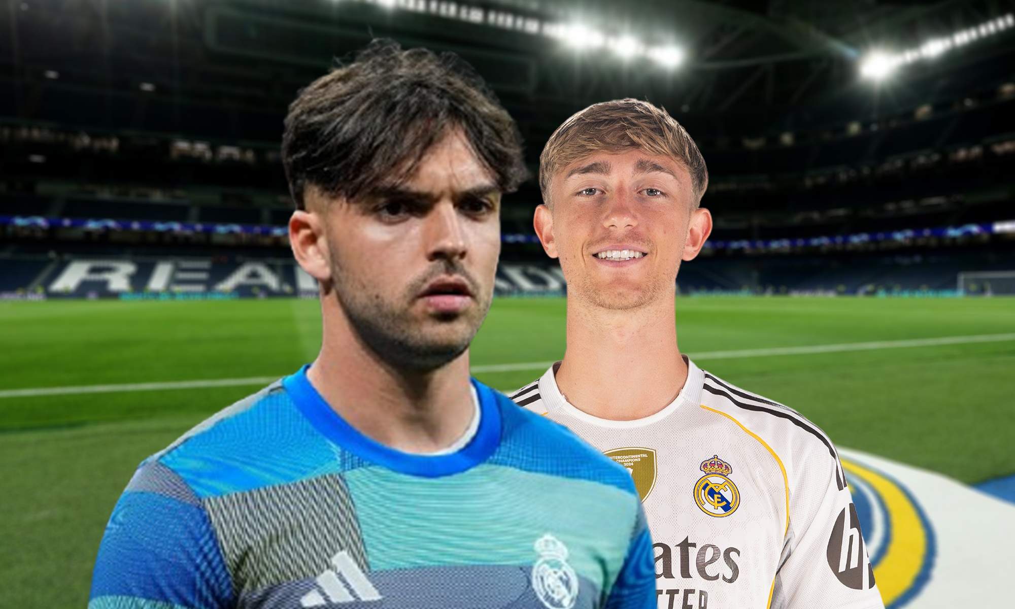 Raúl Asencio, Dean Huijsen y el Santiago Bernabéu. 